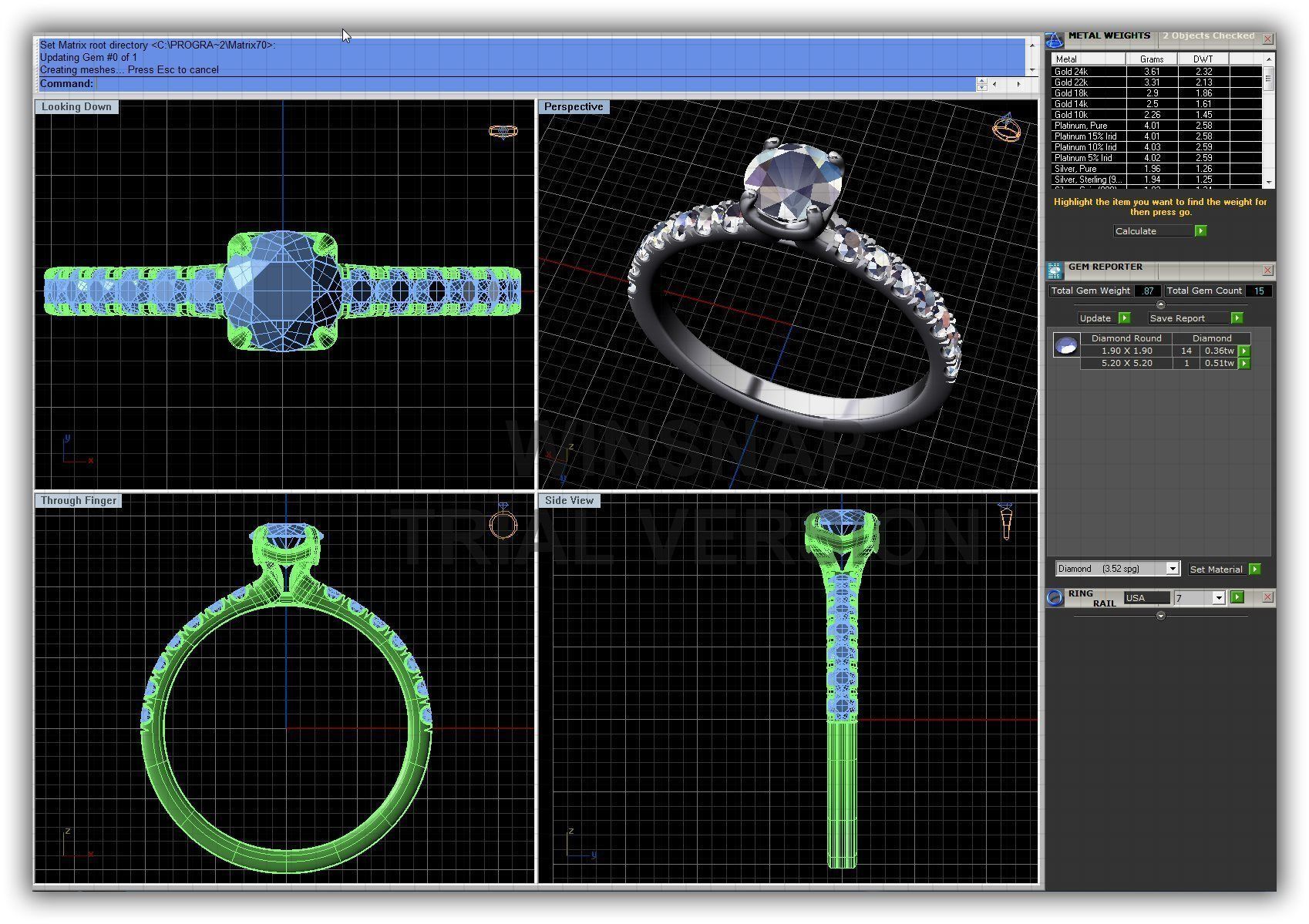 BULK-3DM-WithOut Gems-RING 49 Files 3D print model_25