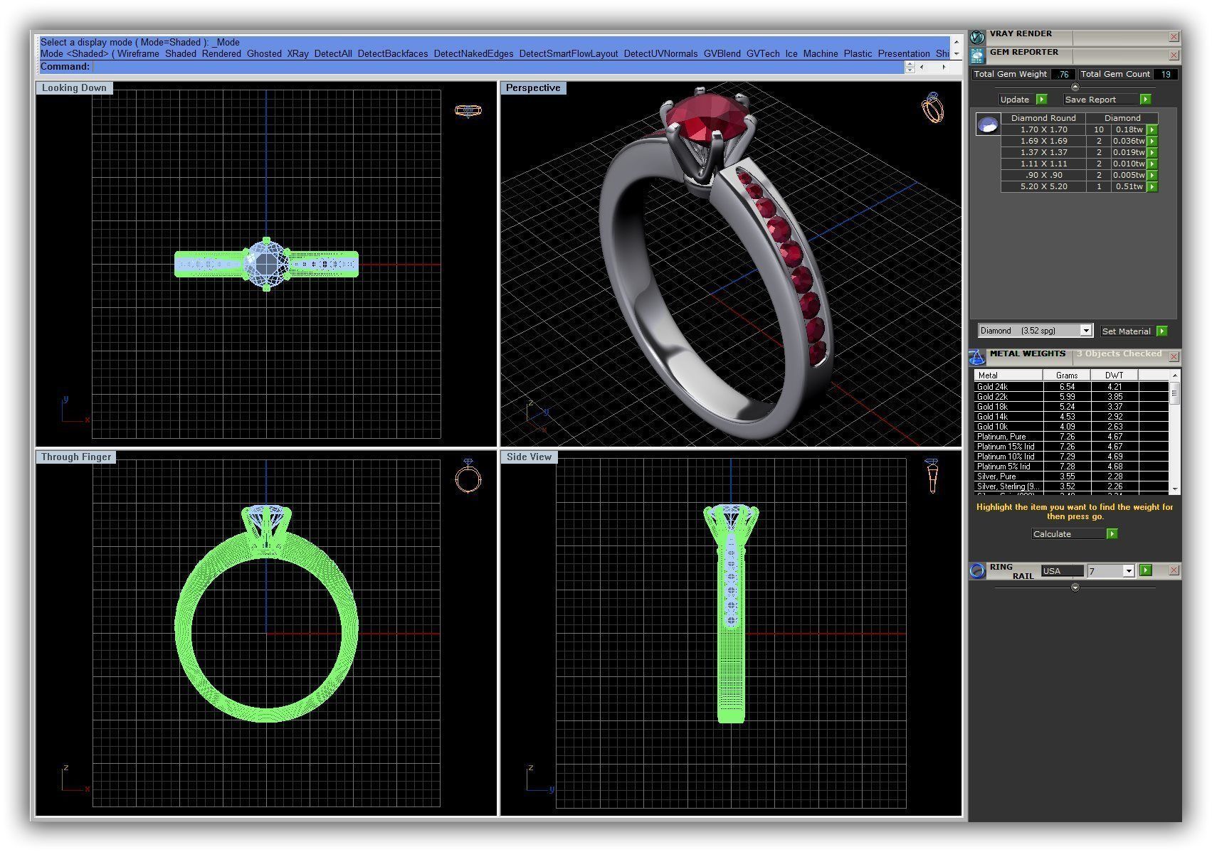 BULK-3DM-WithOut Gems-RING 49 Files 3D print model_47