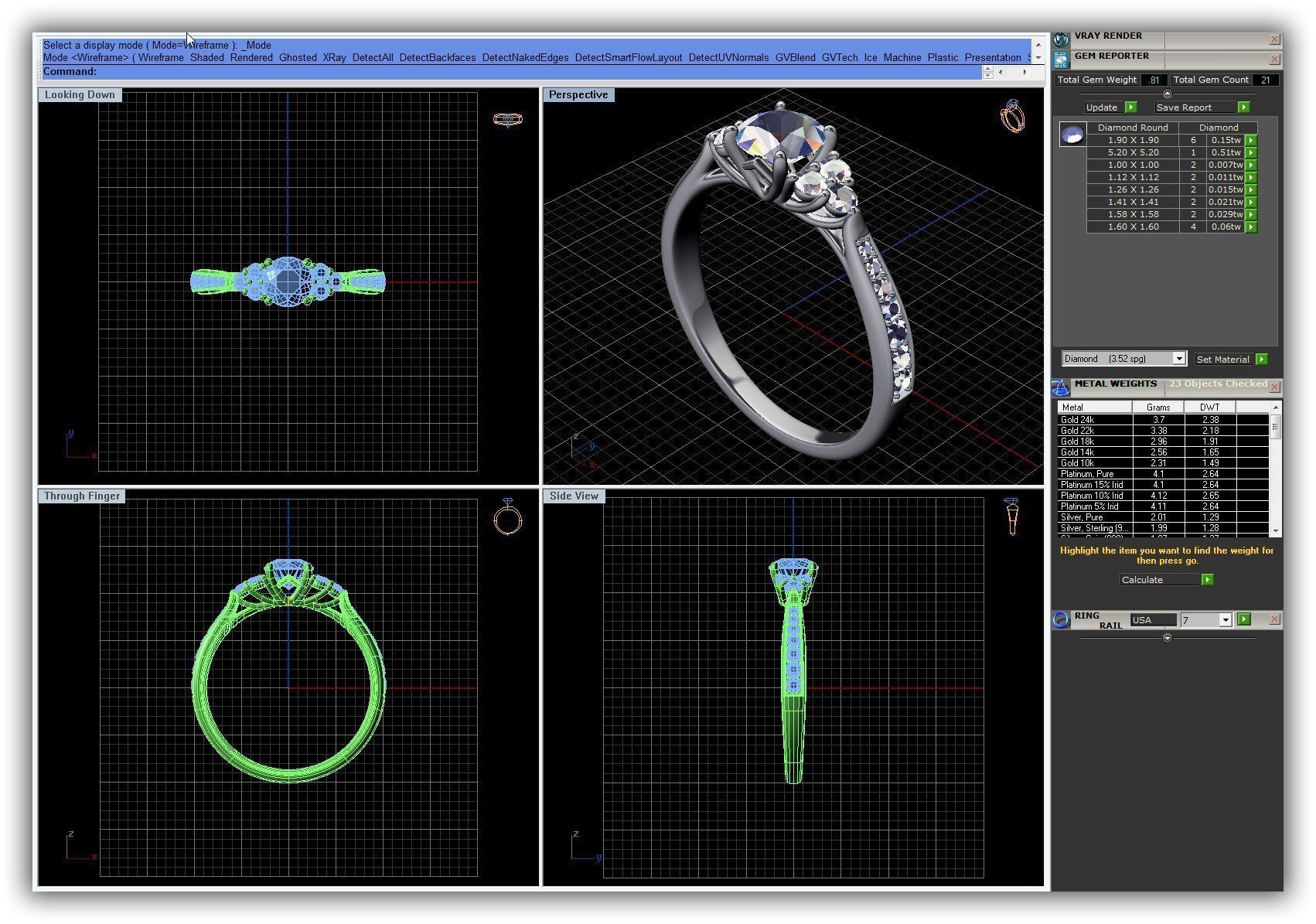 BULK-3DM-WithOut Gems-RING 49 Files 3D print model_33