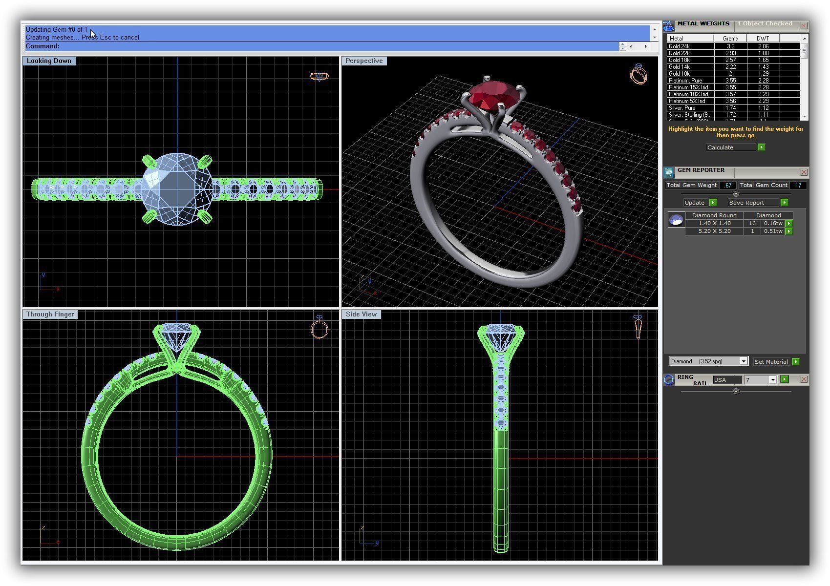 BULK-3DM-WithOut Gems-RING 49 Files 3D print model_11