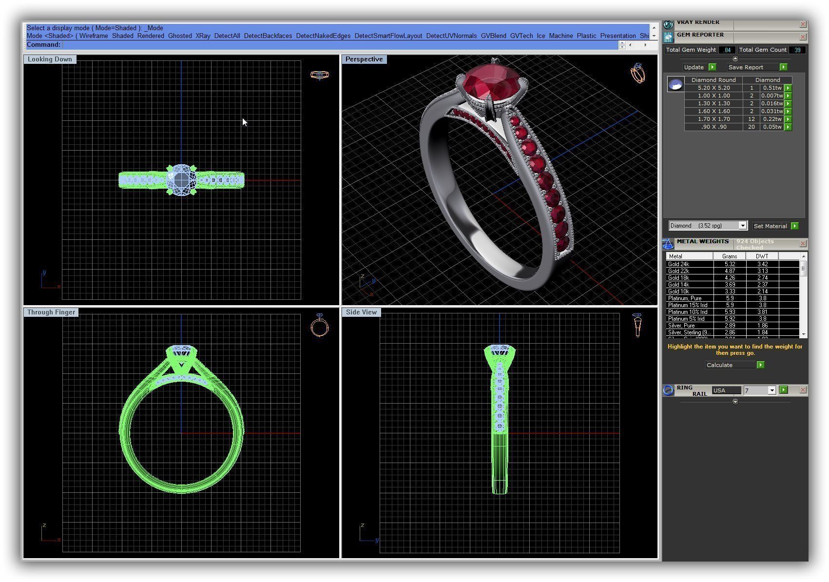 BULK-3DM-WithOut Gems-RING 49 Files 3D print model_27