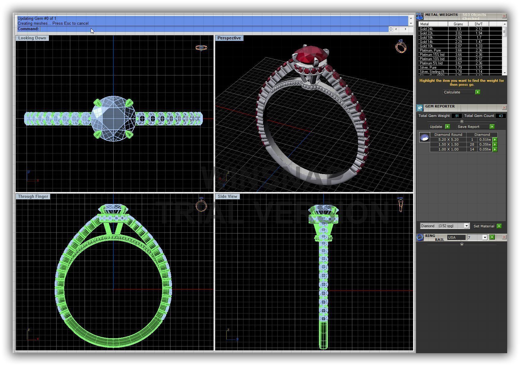 BULK-3DM-WithOut Gems-RING 49 Files 3D print model_39