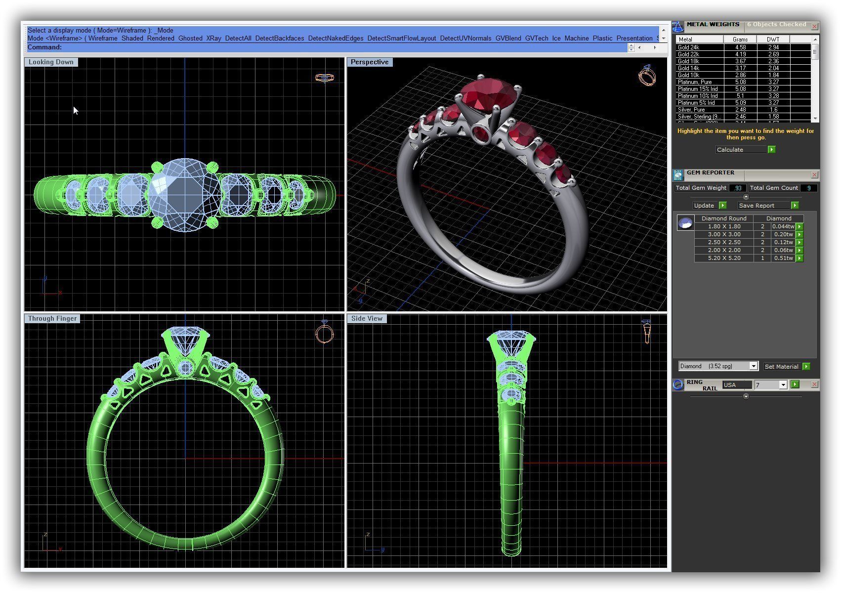 BULK-3DM-WithOut Gems-RING 49 Files 3D print model_9