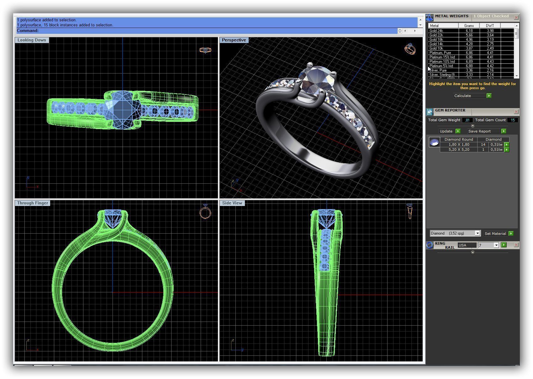 BULK-3DM-WithOut Gems-RING 49 Files 3D print model_24