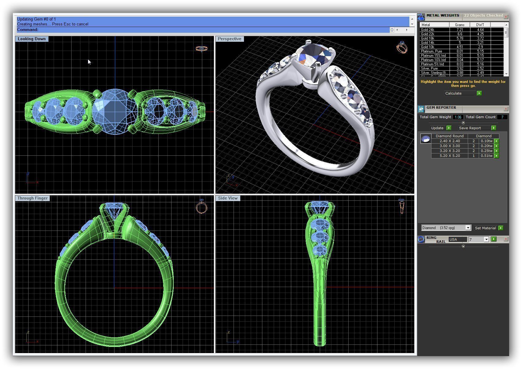 BULK-3DM-WithOut Gems-RING 49 Files 3D print model_17