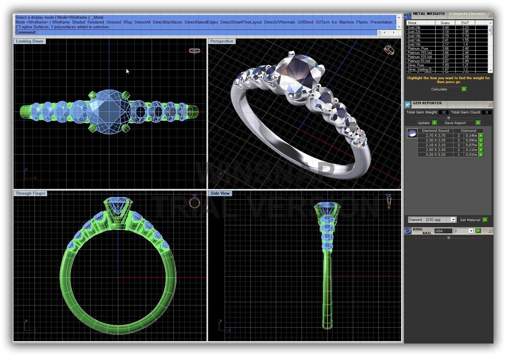 BULK-3DM-WithOut Gems-RING 49 Files 3D print model_1