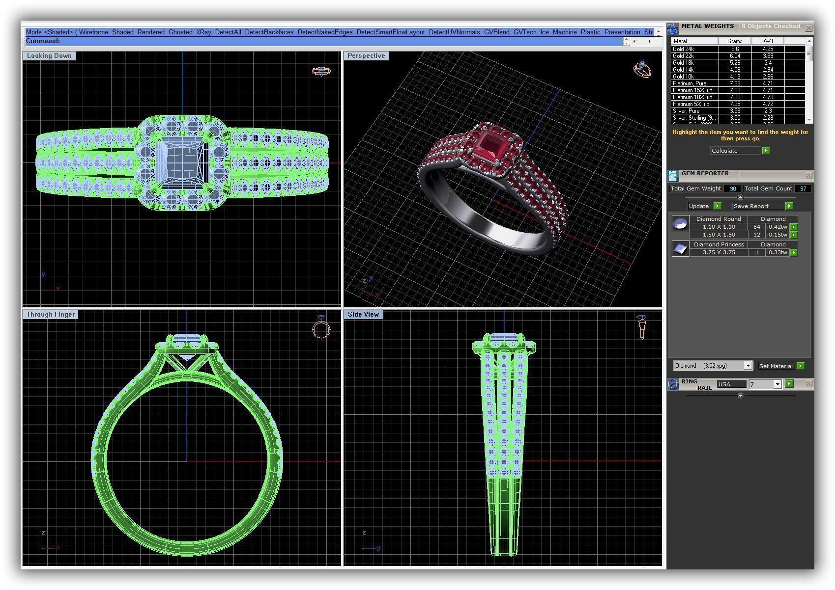 BULK-3DM-WithOut Gems-RING 50 Files 3D print model_13
