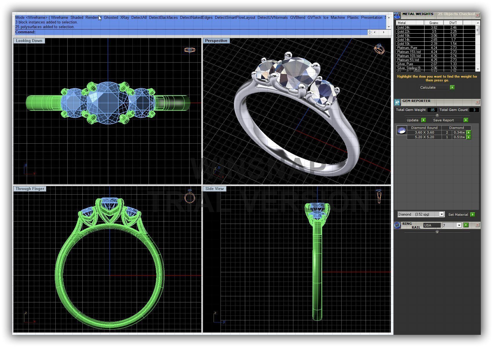 BULK-3DM-WithOut Gems-RING 50 Files 3D print model_35
