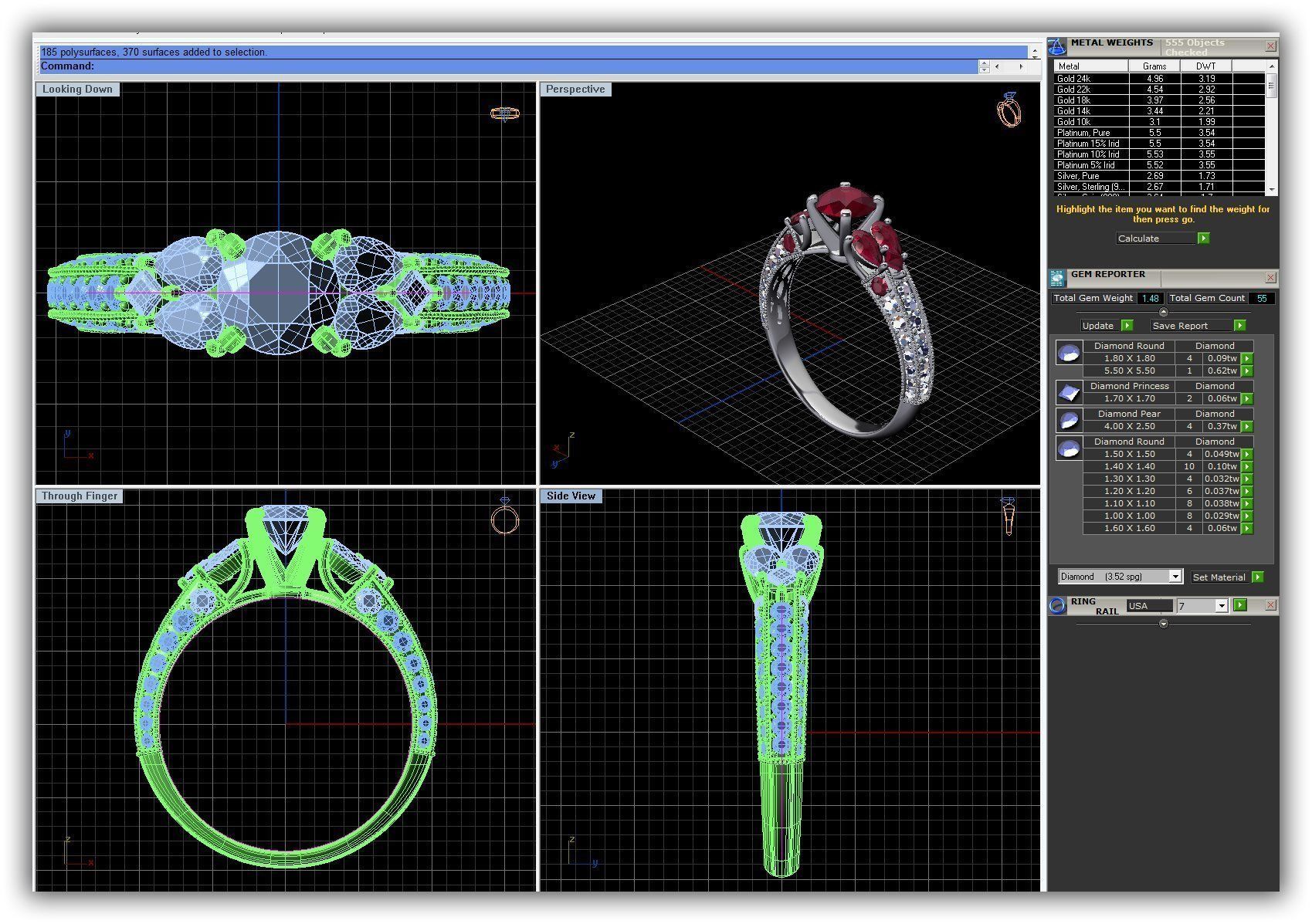 BULK-3DM-WithOut Gems-RING 50 Files 3D print model_17