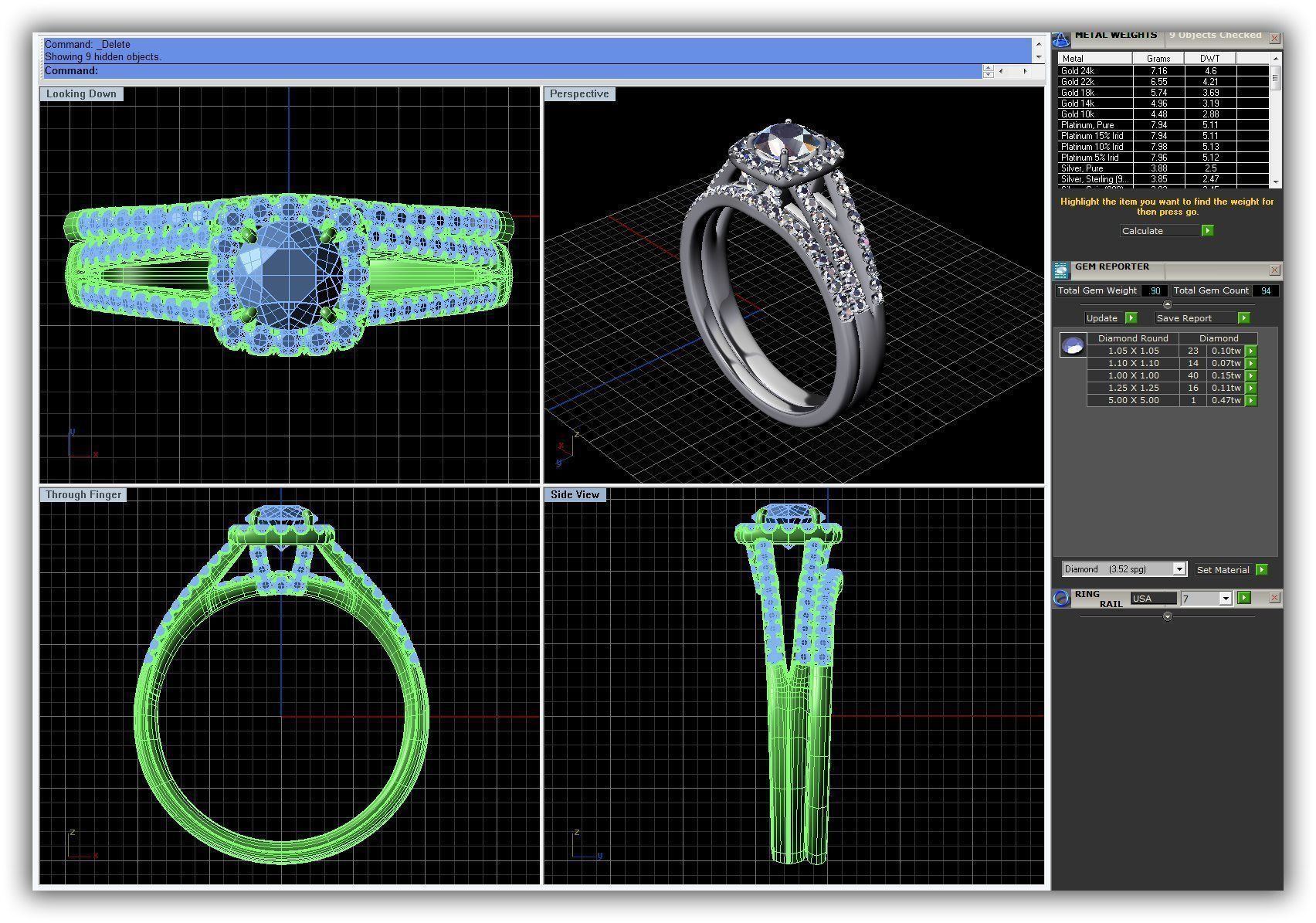 BULK-3DM-WithOut Gems-RING 50 Files 3D print model_18