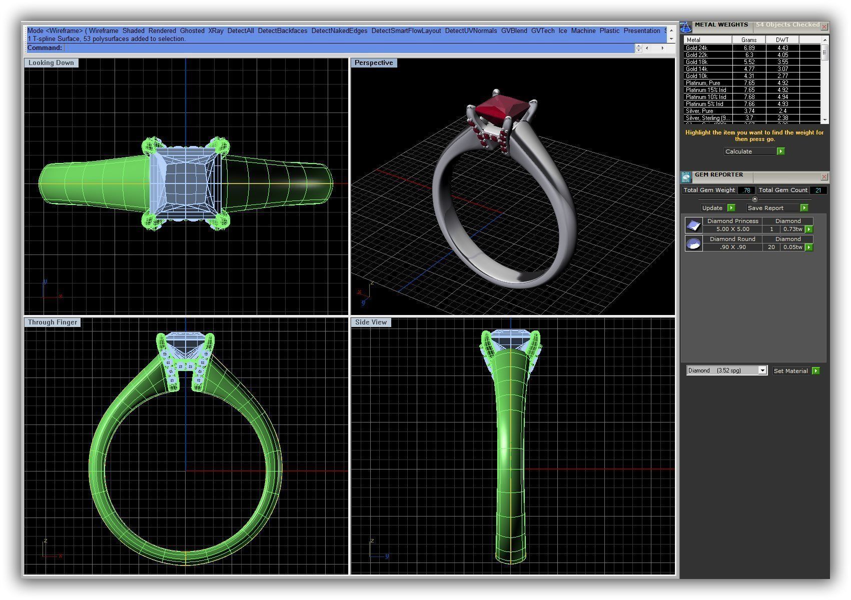 BULK-3DM-WithOut Gems-RING 50 Files 3D print model_10