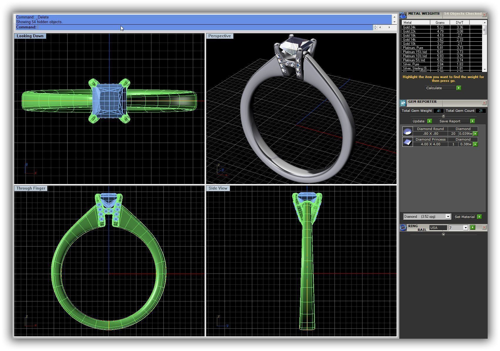 BULK-3DM-WithOut Gems-RING 50 Files 3D print model_11