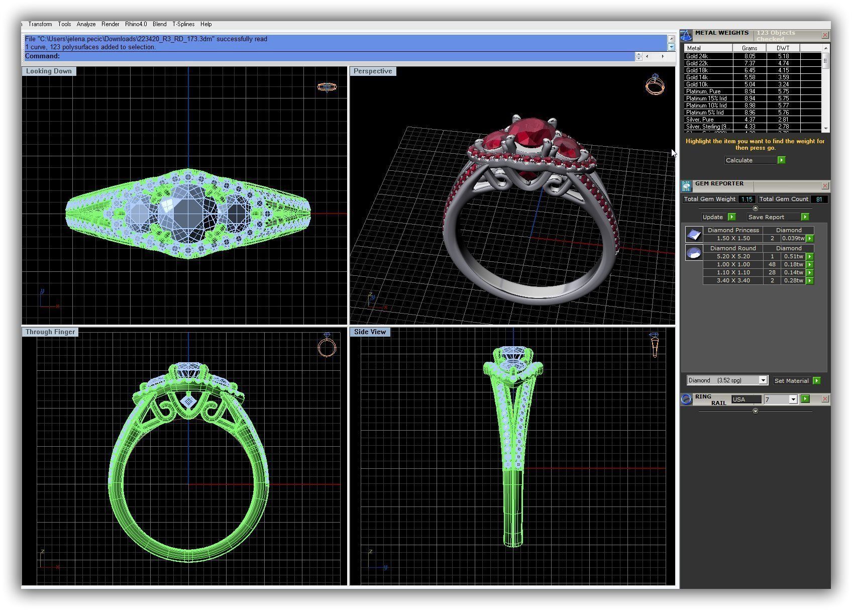 BULK-3DM-WithOut Gems-RING 50 Files 3D print model_41