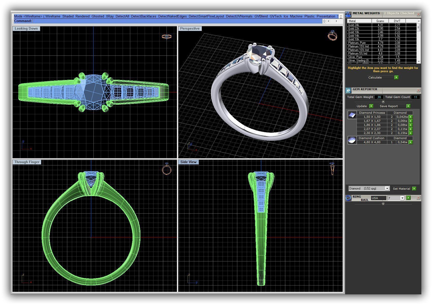 BULK-3DM-WithOut Gems-RING 50 Files 3D print model_46