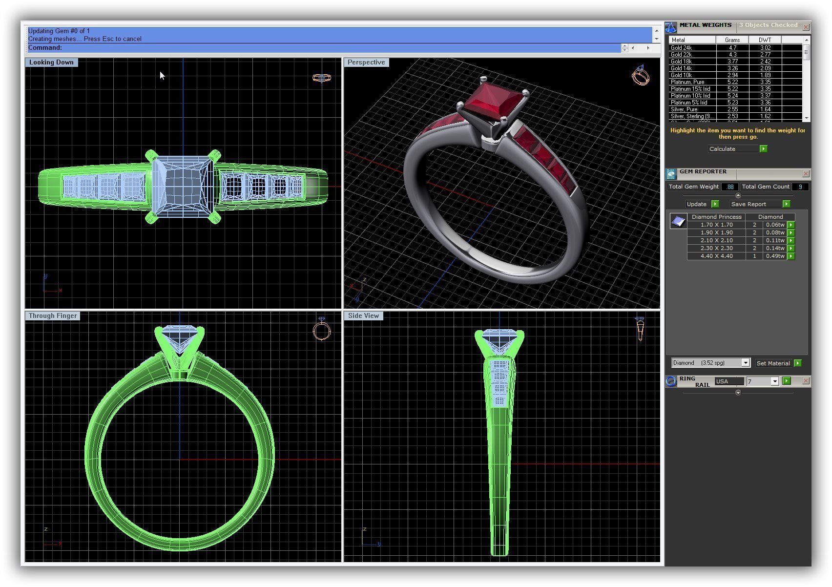 BULK-3DM-WithOut Gems-RING 50 Files 3D print model_47