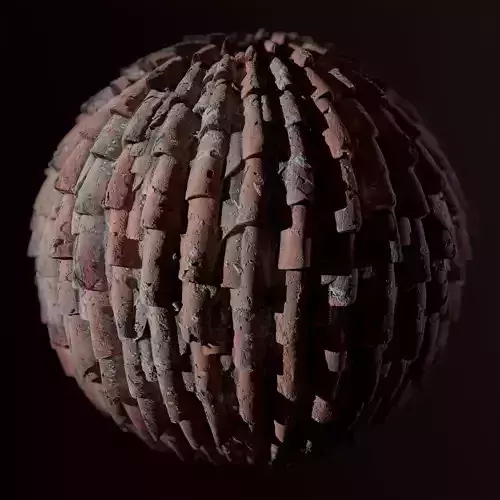 Ceramic Roof Tiles Texture