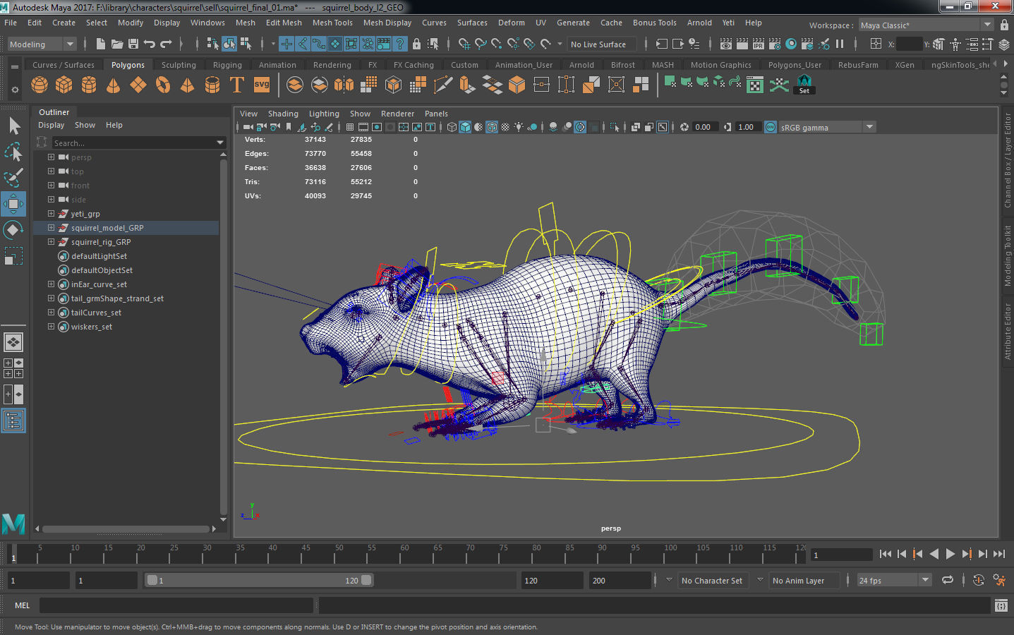 squirrel 3D model_12