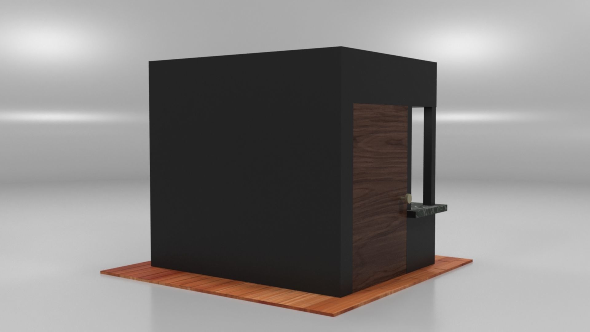 Immersive Small Shop Stall 3D Model Low-poly 3D model_20