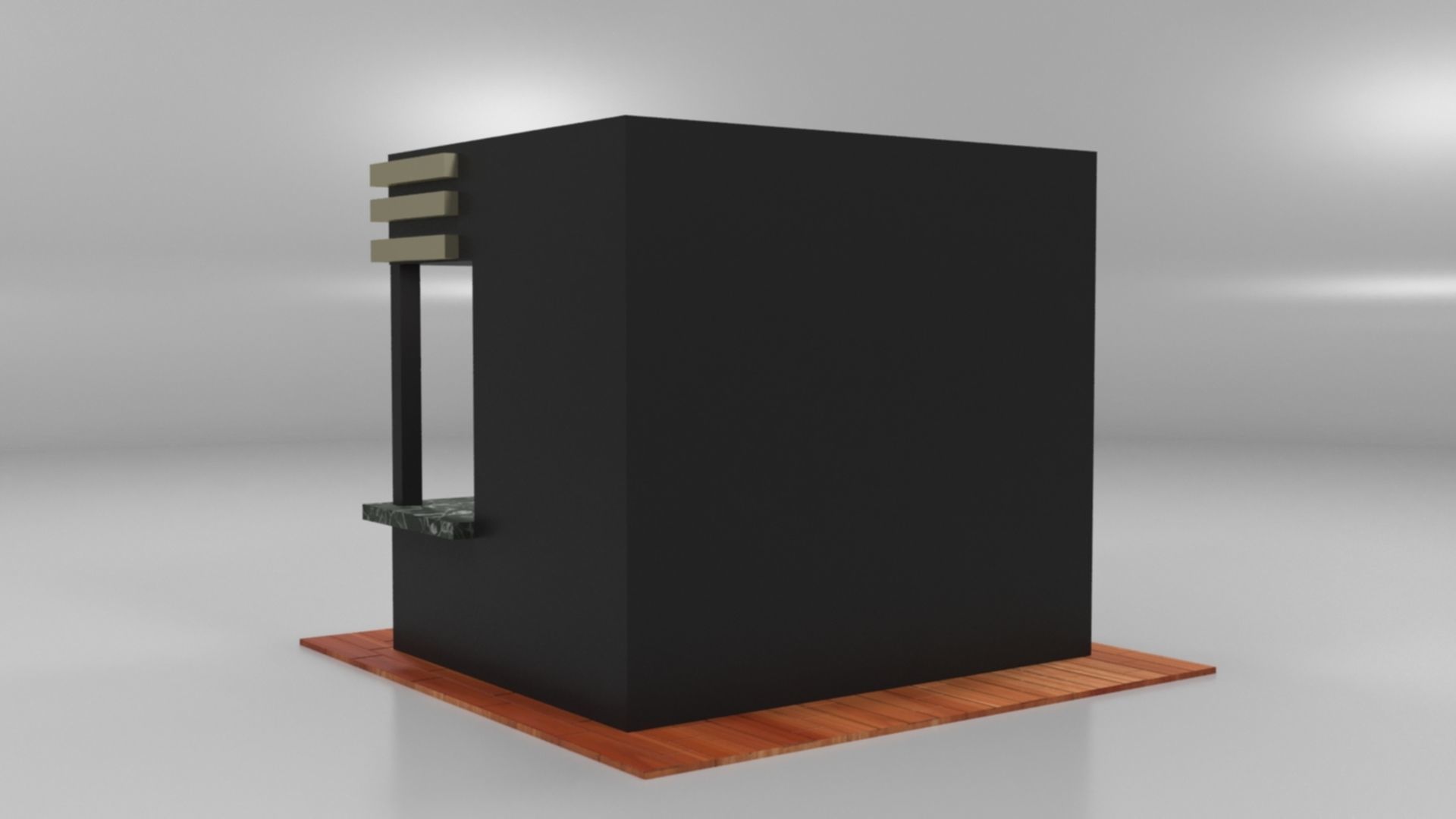 Immersive Small Shop Stall 3D Model Low-poly 3D model_15