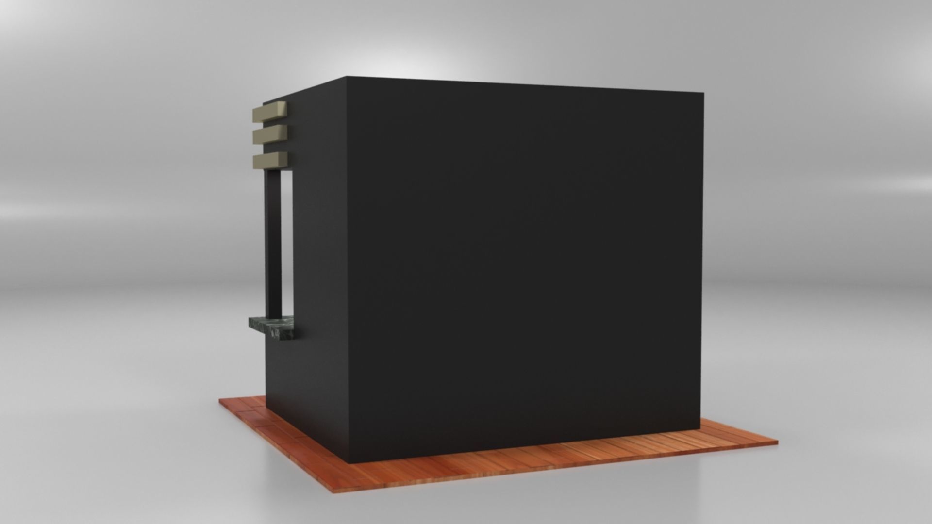 Immersive Small Shop Stall 3D Model Low-poly 3D model_18