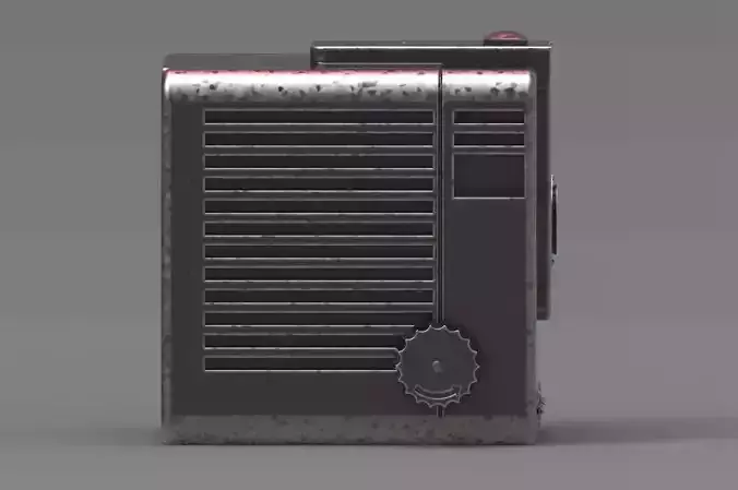 Vintage camera design storage boxes  3D model