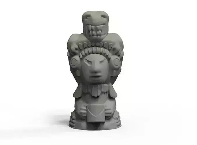 Mayan Figure 2 3D print model