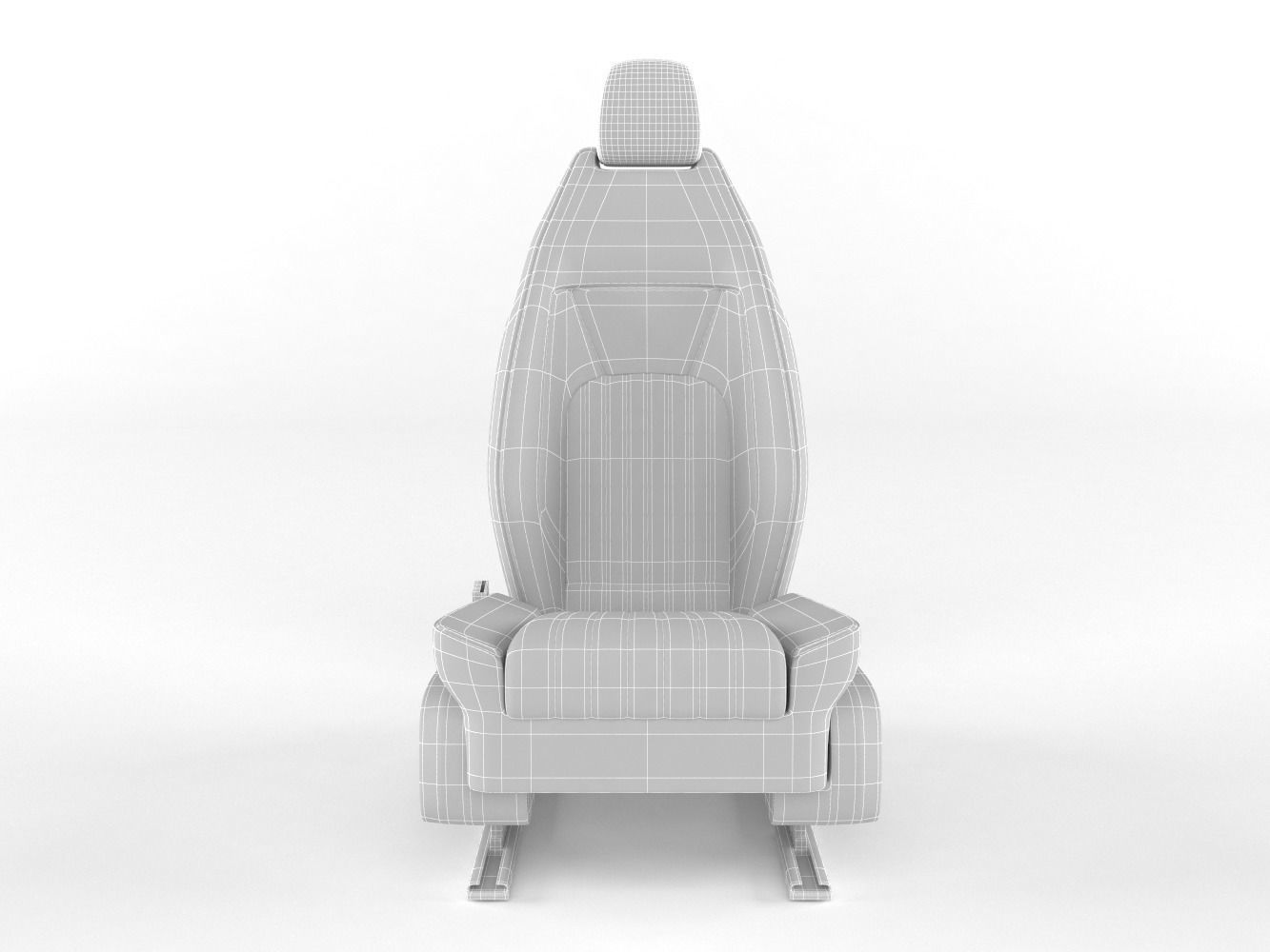 Car Seat 3D model_8