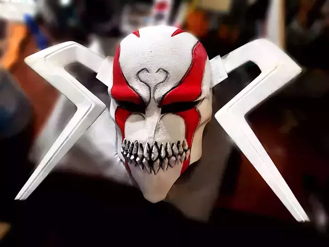 The Whole Hollow Mask - Kurosaki Ichigo - Bleach 3D print model