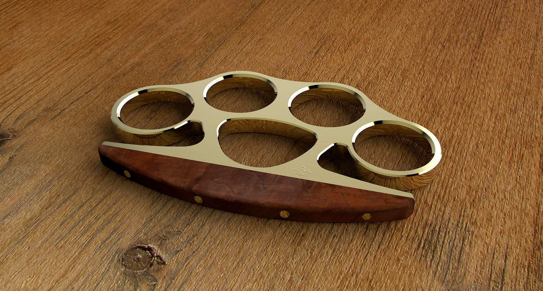Brass knuckles free 3D Model .skp