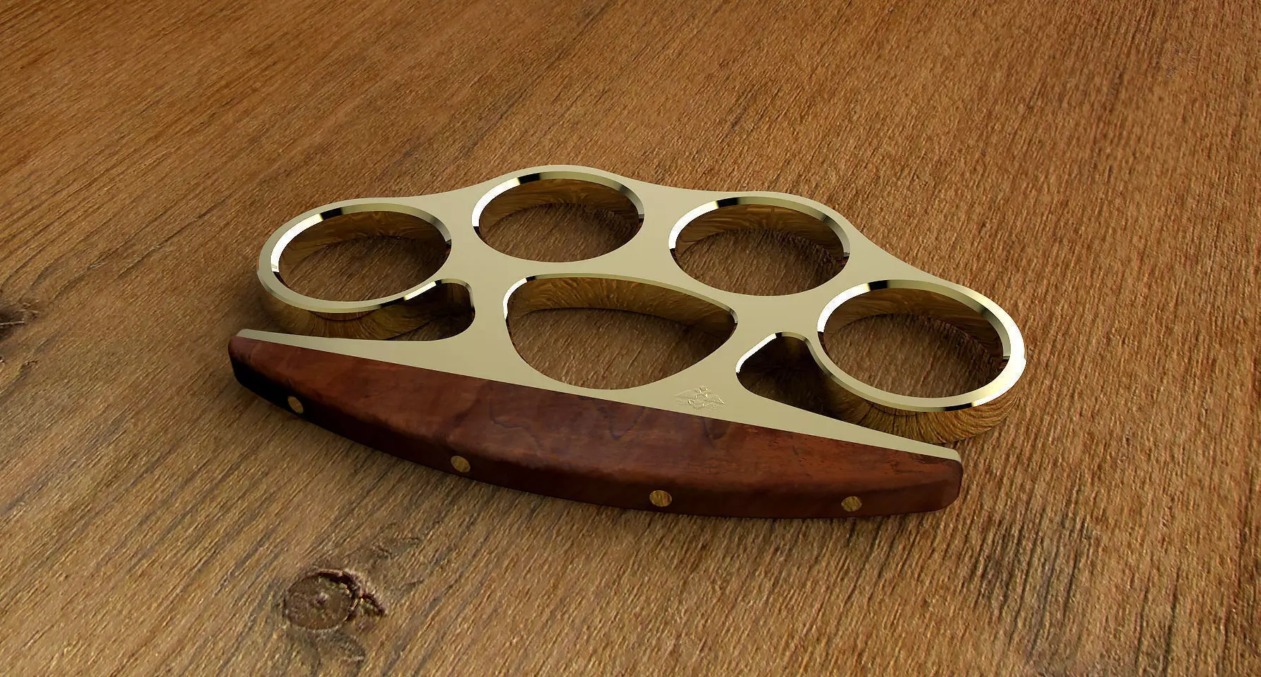 Brass knuckles Free 3D model