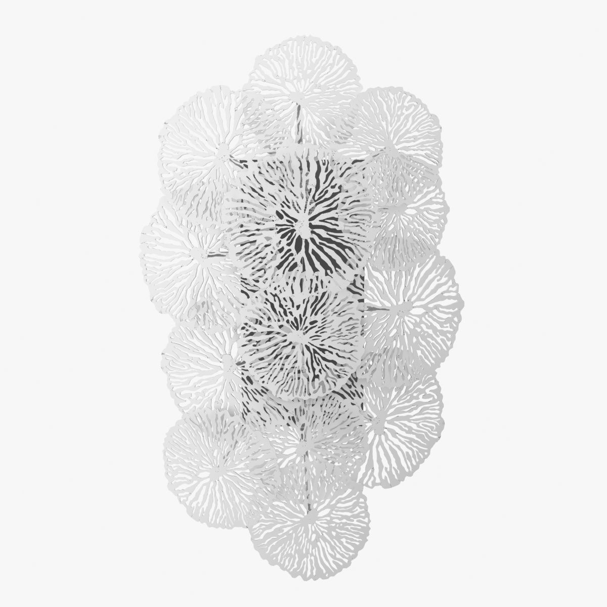 STUDIO A Lily Pad Wall Sconce and custom made cabinet and table  3D model_10