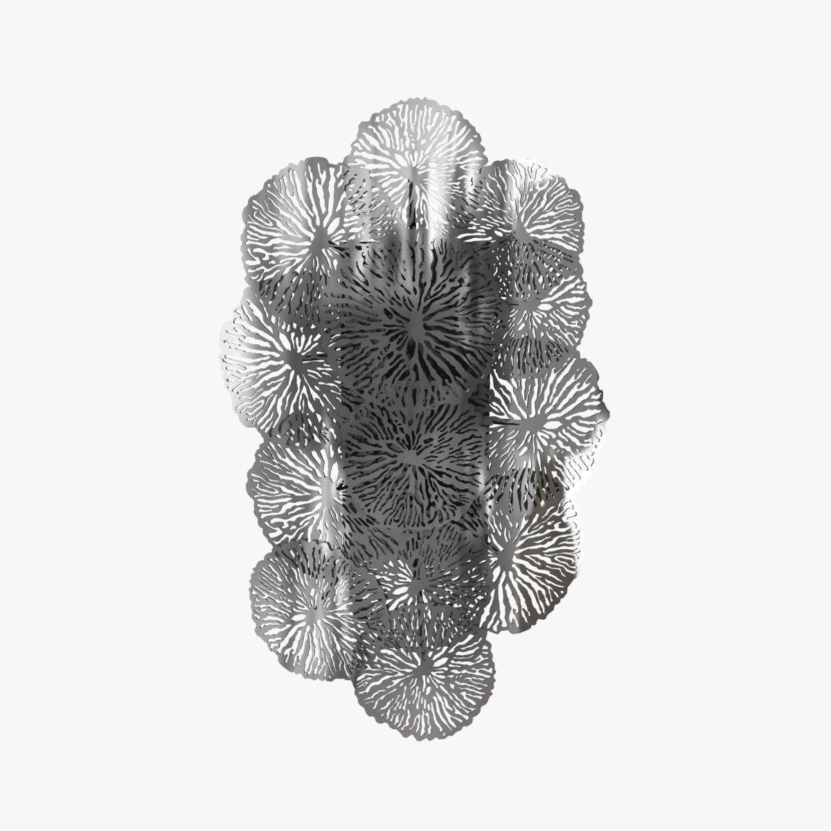 STUDIO A Lily Pad Wall Sconce and custom made cabinet and table  3D model_1