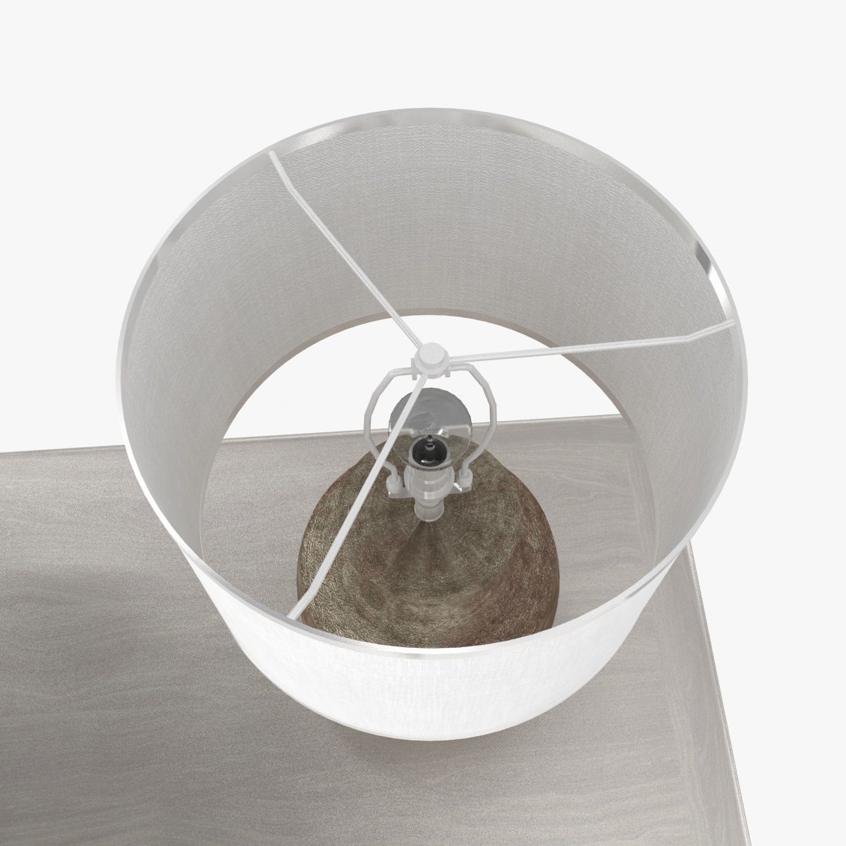 STUDIO A Lily Pad Wall Sconce and custom made cabinet and table  3D model_5