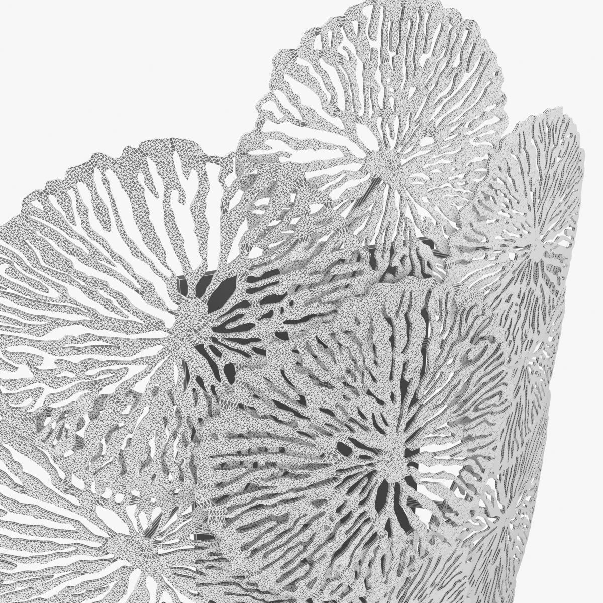 STUDIO A Lily Pad Wall Sconce and custom made cabinet and table  3D model_13