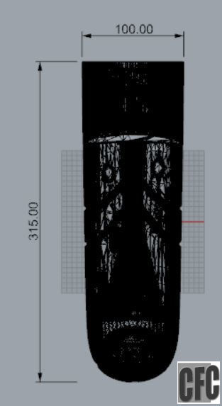 WoodCarving detail - tiki mask - 3d model for CNC - WCCFC0N 3D print model_12