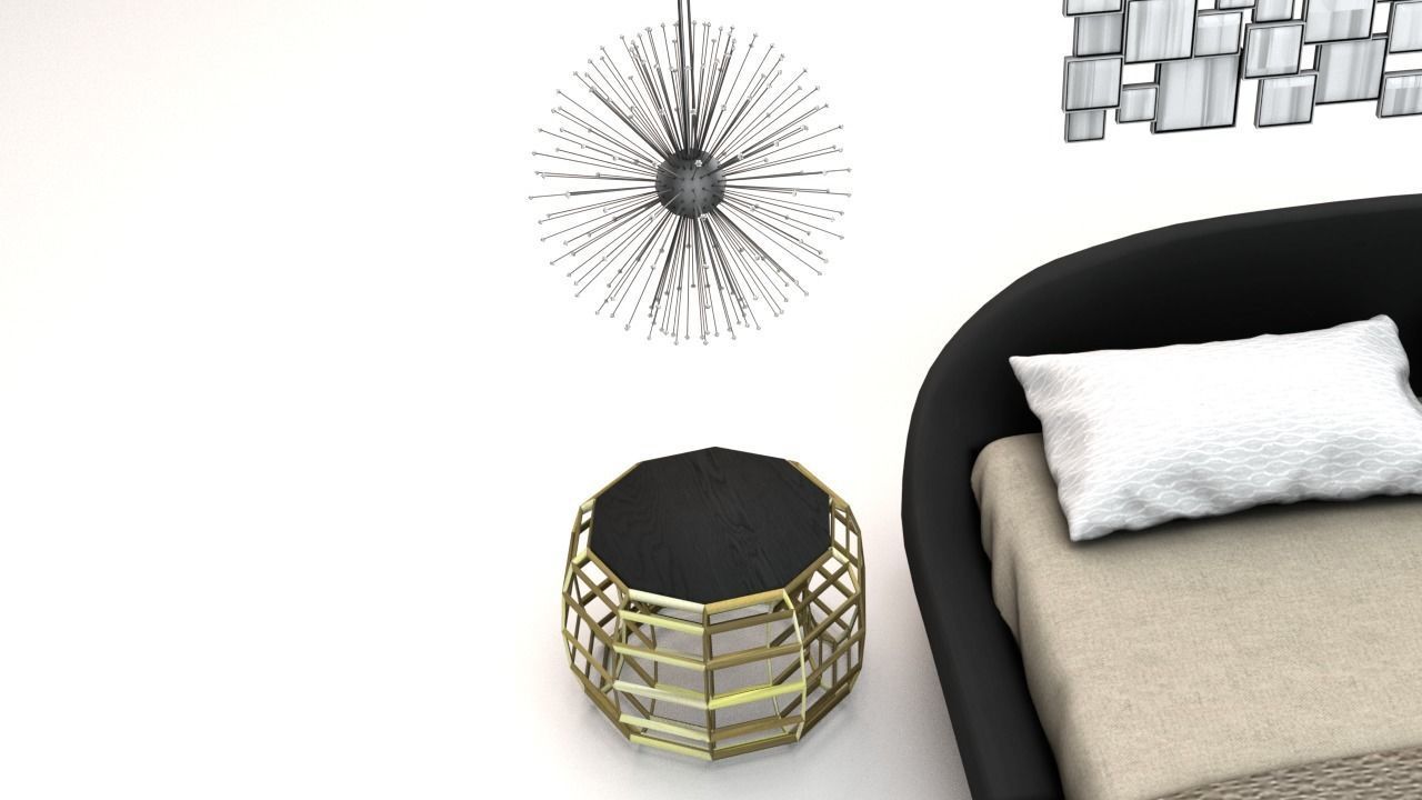 Polaris Bedroom B147 3D model_1