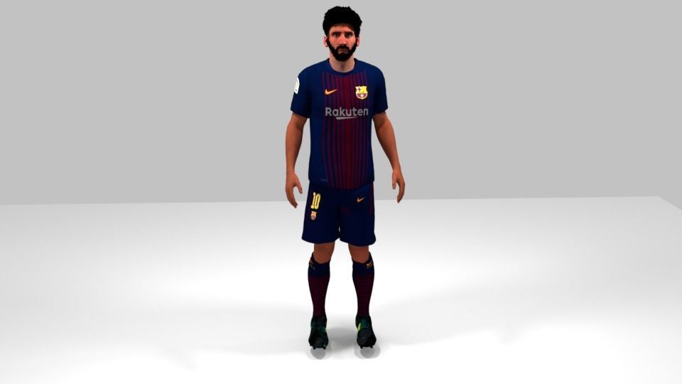 Lionel Messi 3D model_1