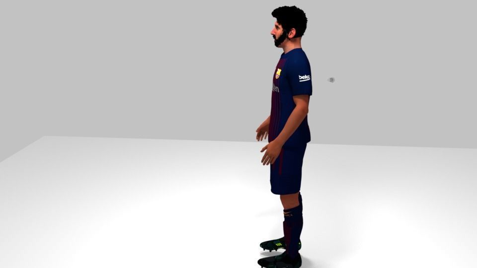 Lionel Messi 3D model_4