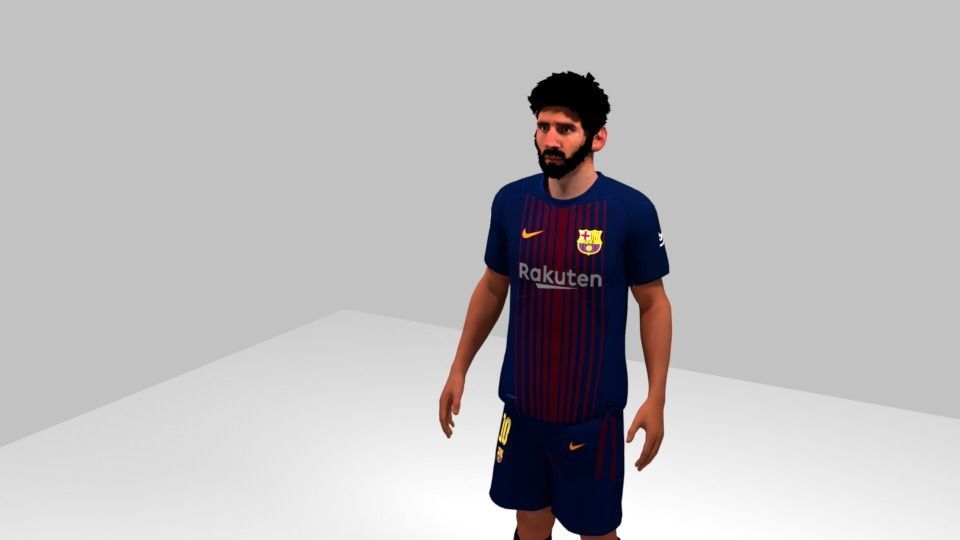 Lionel Messi 3D model_3