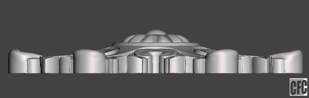 WoodCarving detail - 3d model for CNC - WCCFC0O 3D print model_6