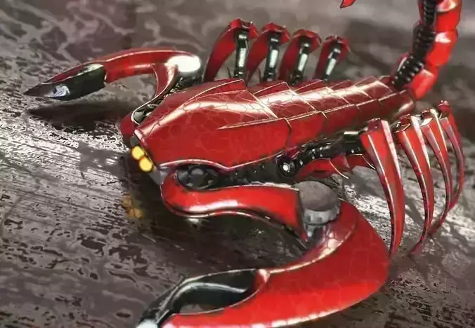 Mech Scorpion - Robots 3D model