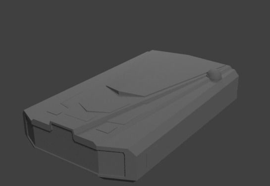 GPS Tracker Low-poly 3D model_4