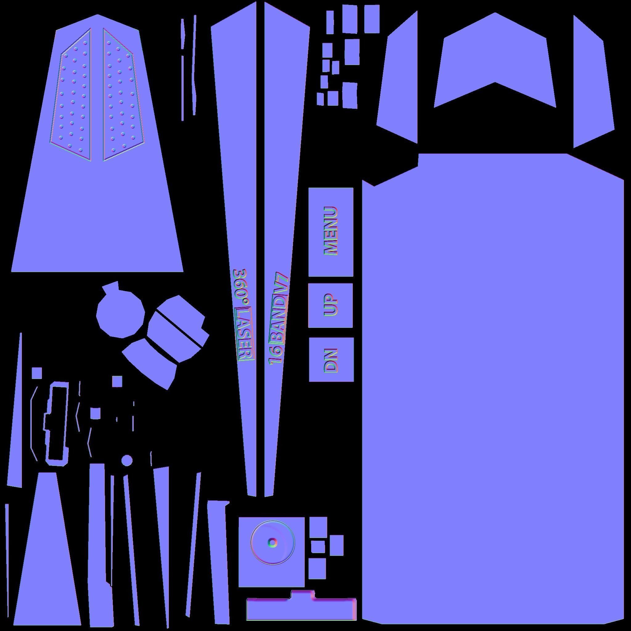 GPS Tracker Low-poly 3D model_9