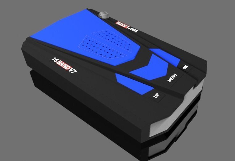 GPS Tracker Low-poly 3D model_1