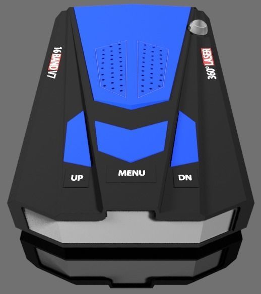 GPS Tracker Low-poly 3D model_2