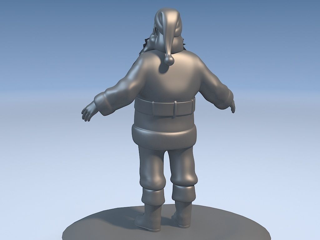 Santa Claus Rigged 3D model_10