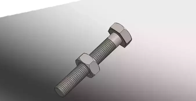 Nut  Bolts Free 3D model