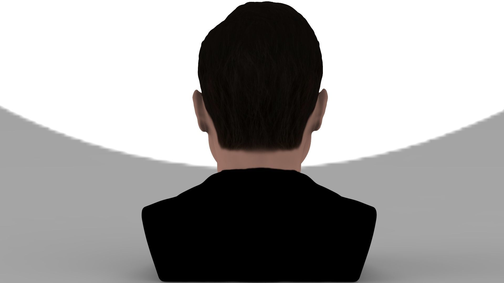 Elon Musk bust ready for full color 3D printing 3D print model_6