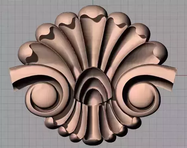 CNC 3D relief models STL format file used for artcam aspire E342