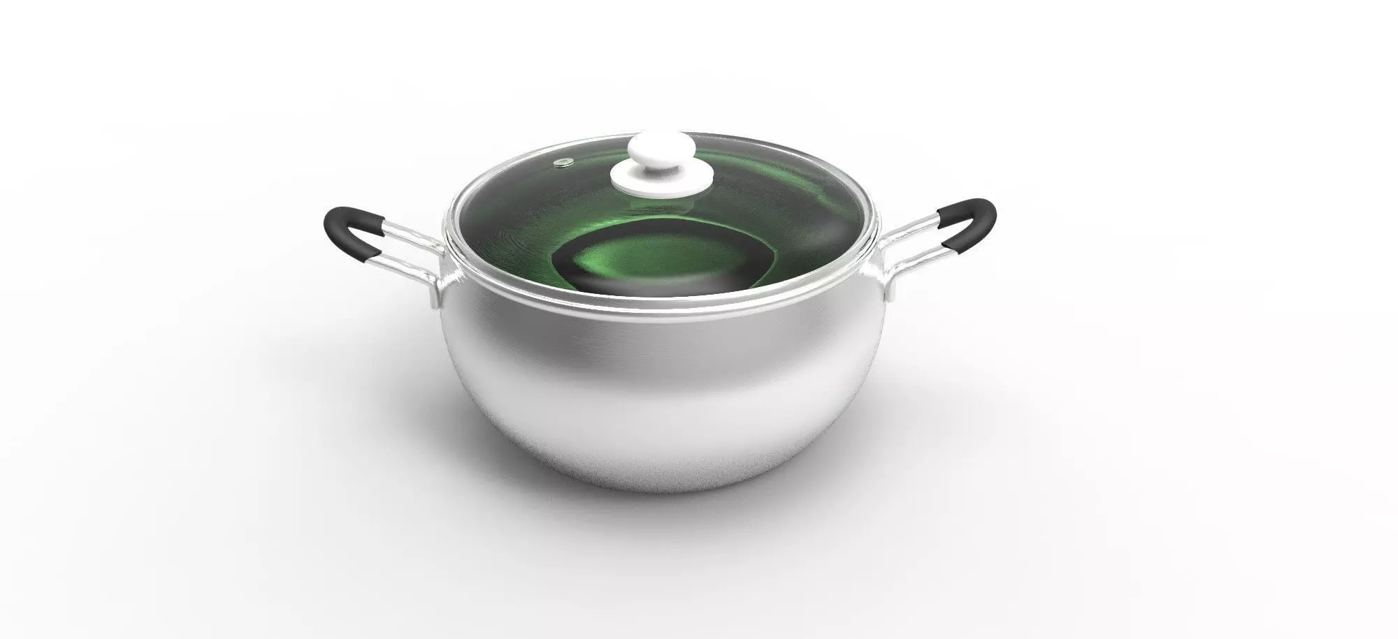 Cookware - Steamer pot 3D model_0